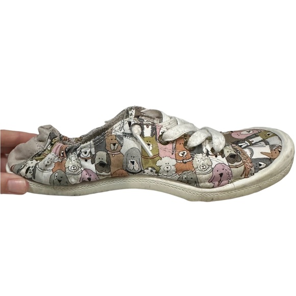 Bobs from Skechers Women’s Memory Foam Dog Print Slip On Shoes - Picture 3 of 10